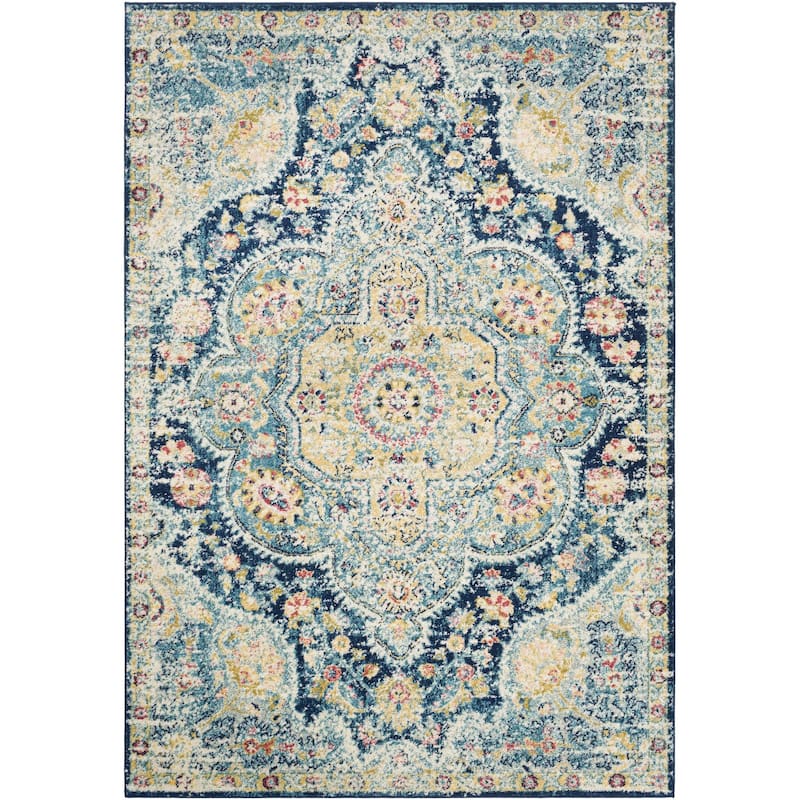 Livabliss Elaziz Updated Traditional Medallion Area Rug