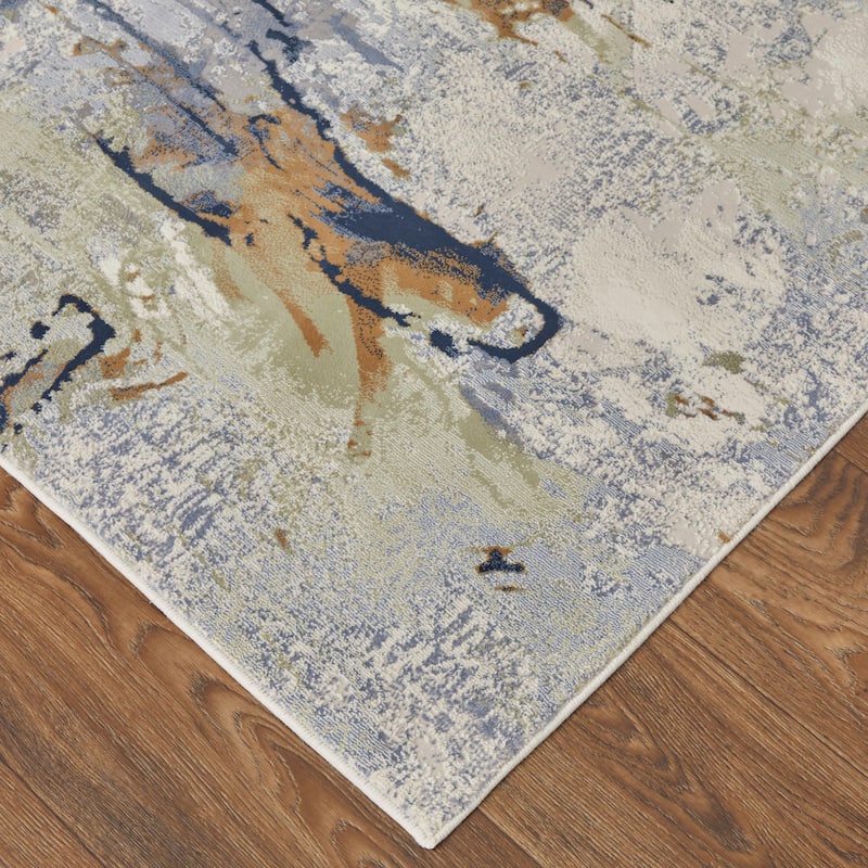 Grand Bazaar Takara Machine Made Abstract Modern Area Rug