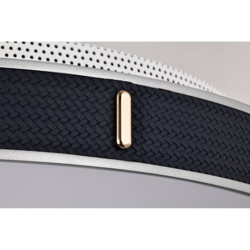 Bandon - 20 Inch LED Flush Mount - Gray with Blue Wrap - Acrylic Lens