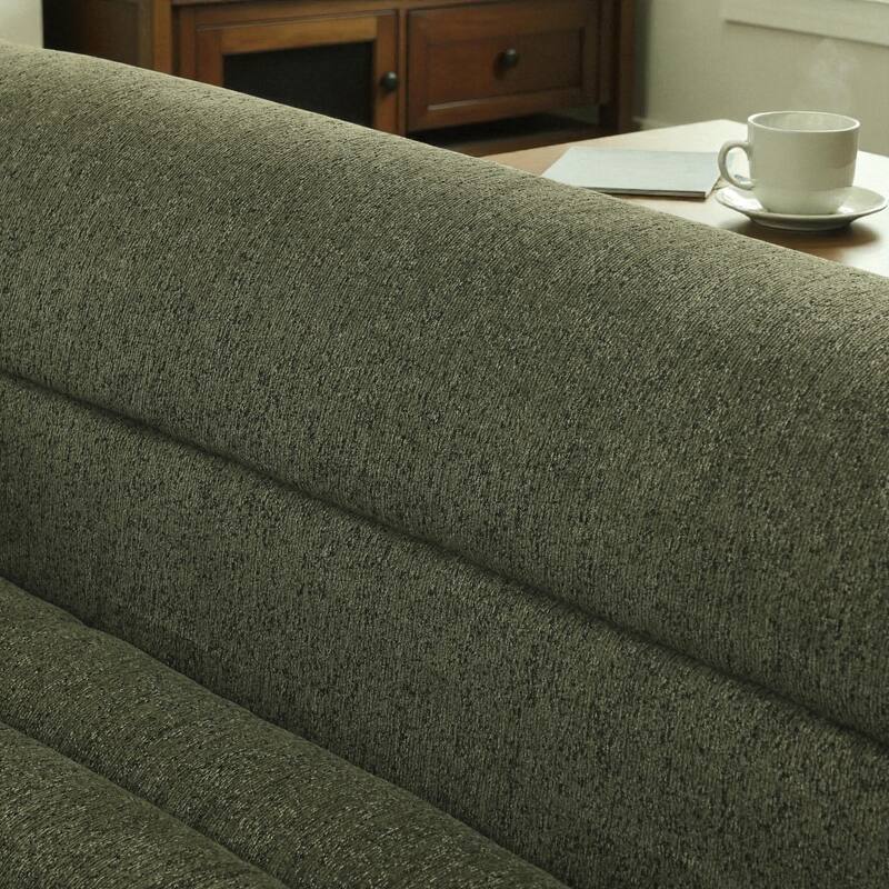 135" Chenille U-Shaped Modular Sectional Couch with Chaise, Movable Ottoman, Deep Seat Boneless Sofa for Living Room