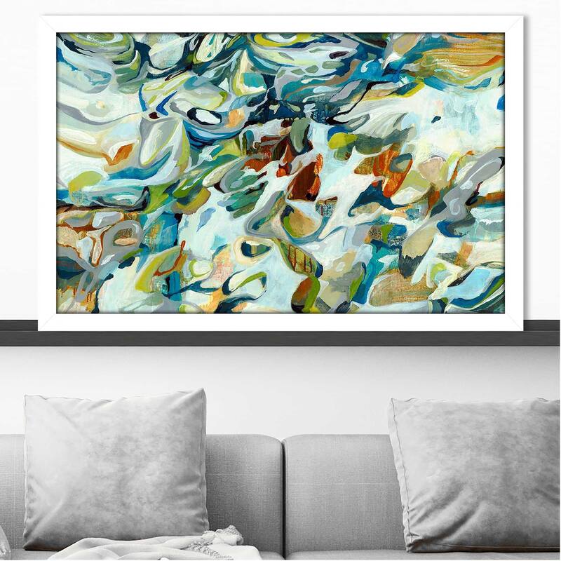"In The Flow III" by Lisa Ridgers Print on Acrylic.