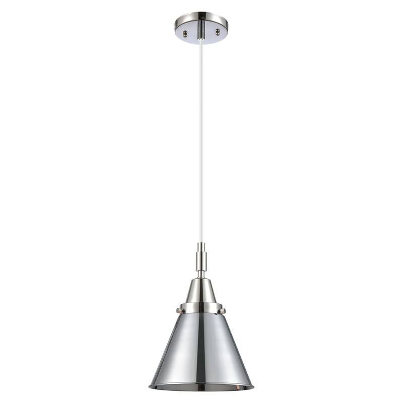 Innovations Lighting Downtown Urban - Caden Appalachian - 1 Light 8" Cord Hung Mini Pendant - Polished Chrome