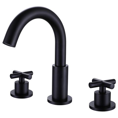 AITINKAN 3-Hole 2-Handle 8" Center Widespread Bathroom Sink Faucet