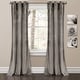 preview thumbnail 81 of 95, Porch & Den Lapeyrous Velvet Solid Room Darkening Window Curtain Panel Set 38"W x 95"L - Gray