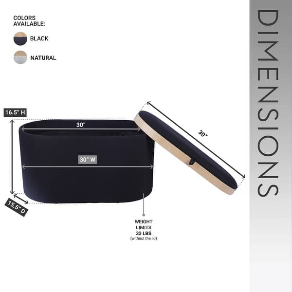 dimension image slide 0 of 2, Storage Ottoman Comfortable choice, multiple functions, classic design, and cozy corners with Reversible Wooden Tray Top,