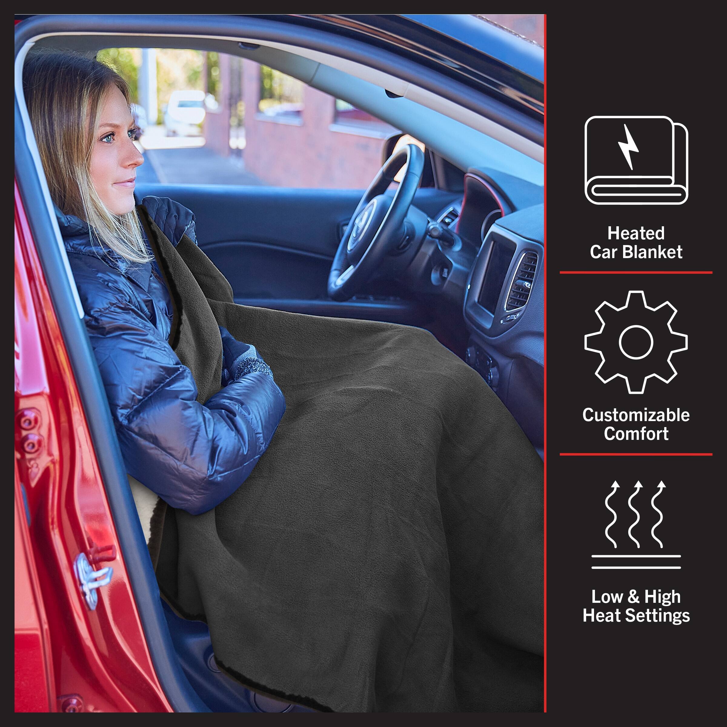Heated Blanket Portable 12V Electric Travel Blanket for Car, Truck