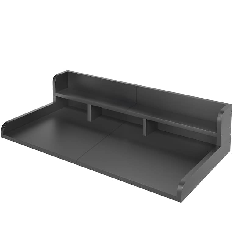 Washer Dryer Countertop with Non-slip Pads,54" Width x 27.5" Depth Double Layer Counter Storage Organization