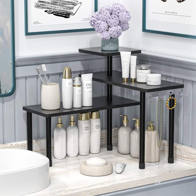 Bathroom Organizer Countertop Corner Shelf