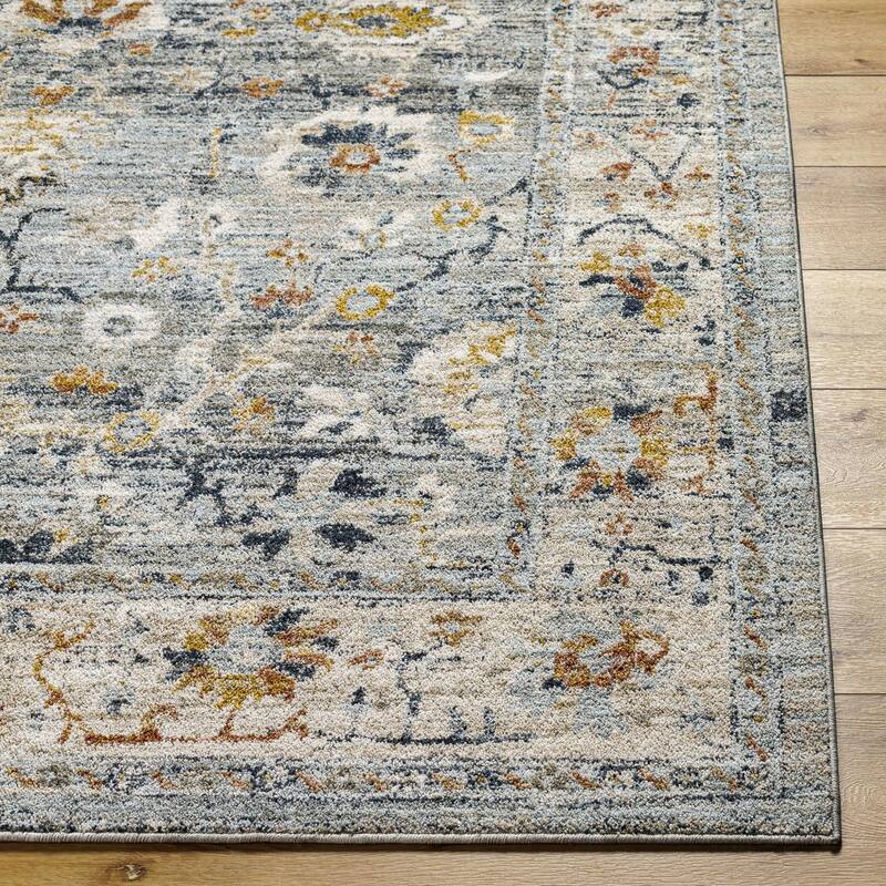 Livabliss Transitional Beckham Medallion Area Rug