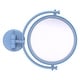 preview thumbnail 19 of 26, Allied Brass 8 Inch Wall Mounted Make-Up Mirror 5X Magnification Flat Troll Blue