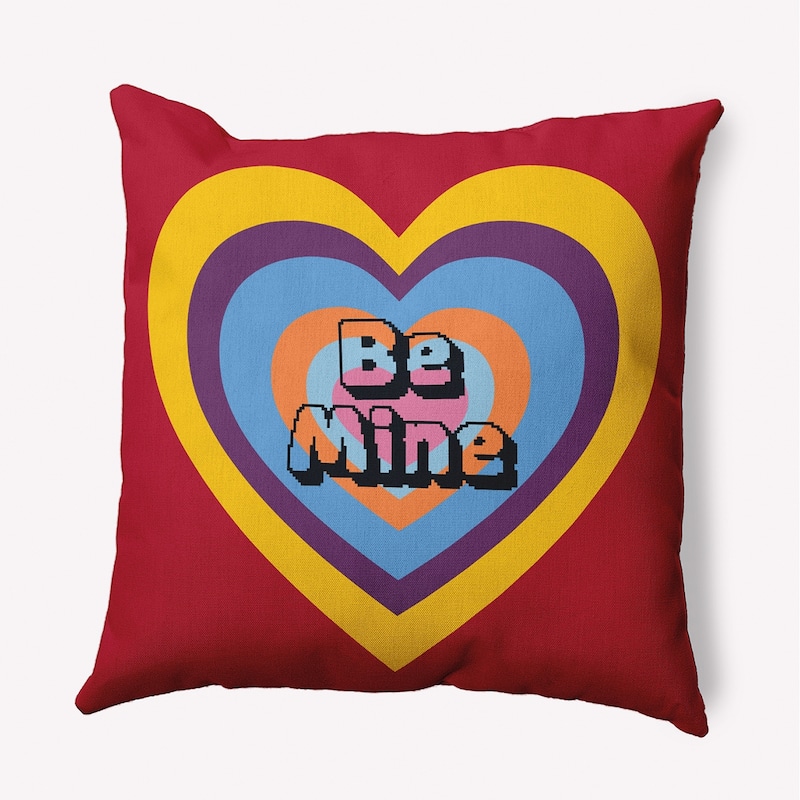 Be Mine Valentines Day Decorative Throw Pillow - 20" x 20" - Formula One