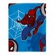 preview thumbnail 1 of 3, Marvel Spiderman Wall Crawler Toddler Blanket