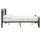 preview thumbnail 19 of 31, Sadie Brown and Black Metal Bed by iNSPIRE Q Classic
