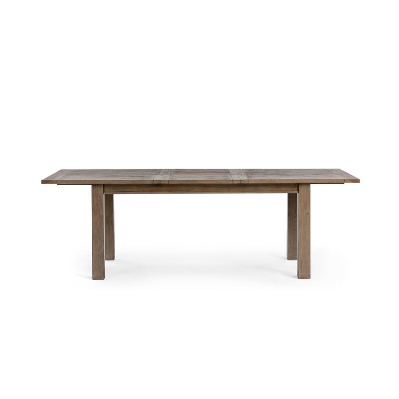 The Gray Barn Fairview Driftwood Reclaimed Pine 94-inch Extension Dining Table