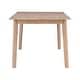 preview thumbnail 11 of 16, Linon Dolan Solid Rubberwood 60-inch Dining Table