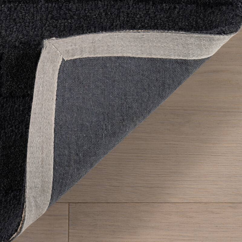 Carmeon Hamilton Barron Solid Bohemian Wool Rug