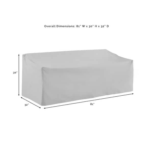 dimension image slide 3 of 4, Crosley 5Pc Furniture Cover Set