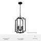 preview thumbnail 6 of 10, Hunter Zoanne 4-Light Modern Pendant Hanging Light - Island, Entry, Dining - Geometric, Contemporary, Candle, Transitional