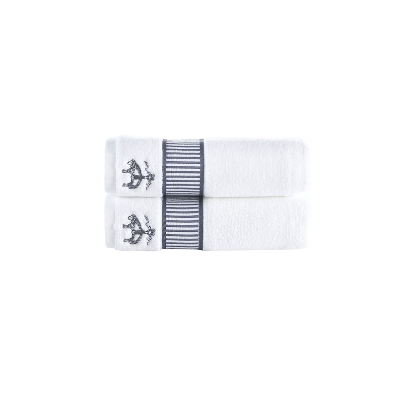 Brooks Brothers Fancy Border 2 pcs Hand Towels