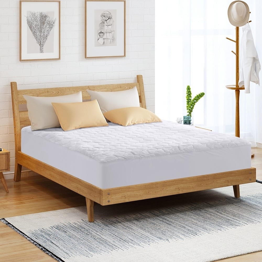 Flannel Electric Heated Mattress Pad, Dual Control and Temperature Regulating