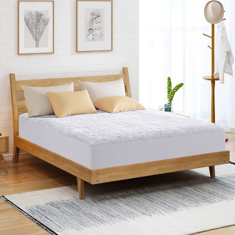 Flannel Electric Heated Mattress Pad, Dual Control and Temperature Regulating