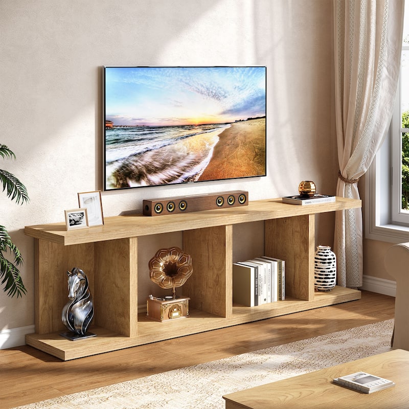 70.8 Inch Tv Stand With Storage For Tvs Up To 80"
