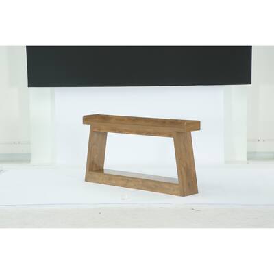2-Tier Farmhouse Console Table, 70.87-Inch Wooden Sofa Table Behind the Couch