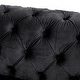 preview thumbnail 31 of 32, Keyser Modern Glam Tufted Velvet 3 Seater Sofa by Christopher Knight Home - 83.75" L x 34.50" W x 27.25" H