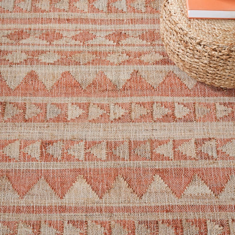 SAFAVIEH Handmade Kilim Antjelina Bohemian Jute Fringe Rug