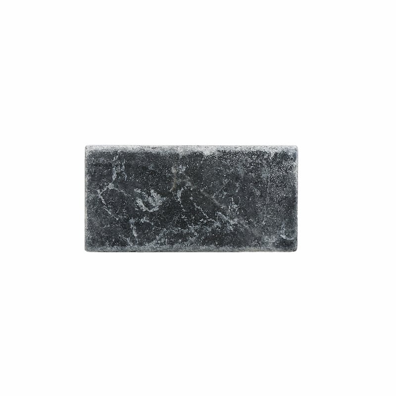 Midnight Marble 3" x 6" Tumbled Tile - 1 Box (6 sqft) - Grey