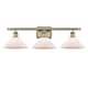 Option Matte White / Antique Brass