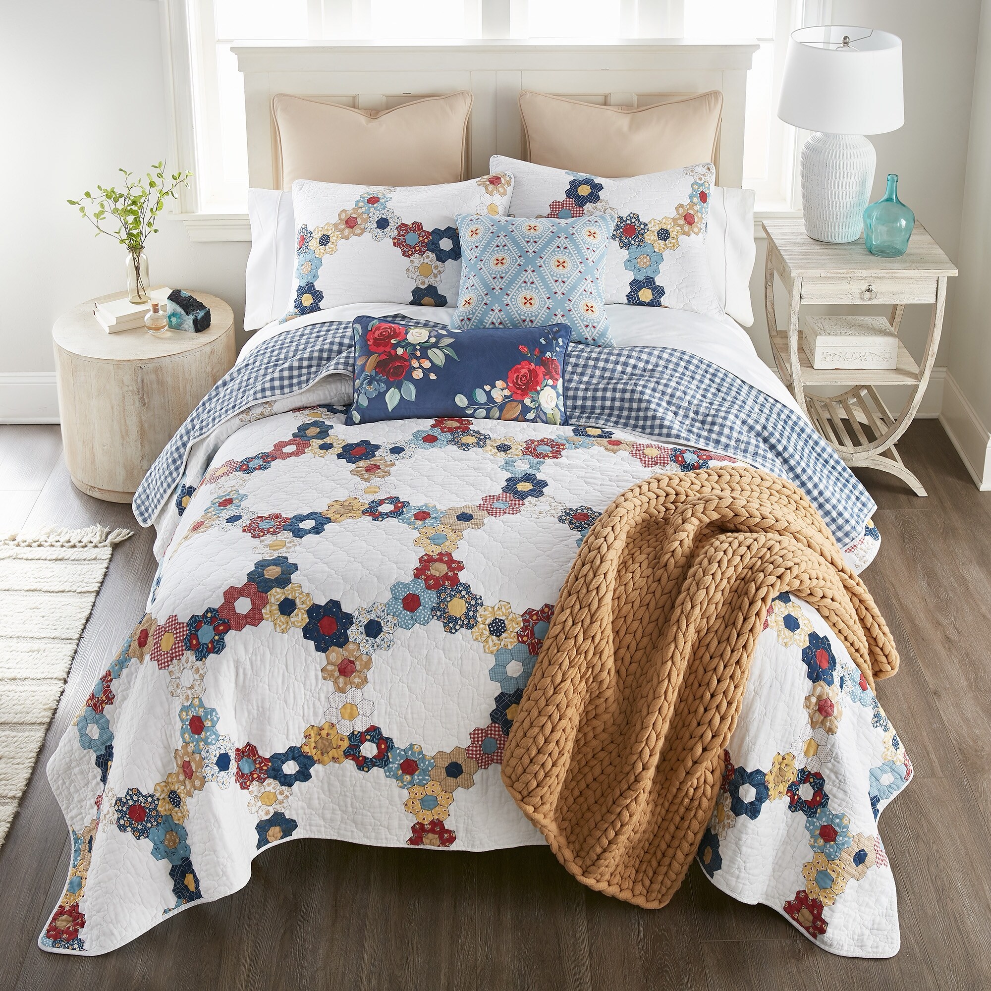 Donna Sharp Prairie Pre Decorated Reversible Throw Pillow