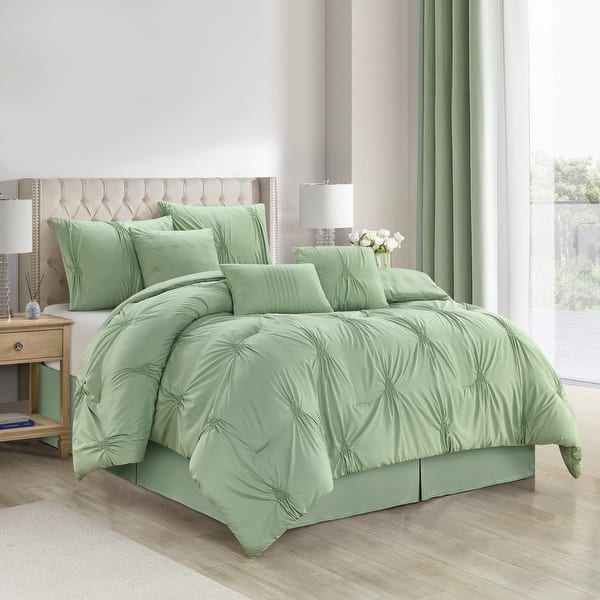 slide 2 of 25, Nanshing Agathe 7 Piece Pintuck Comforter Set