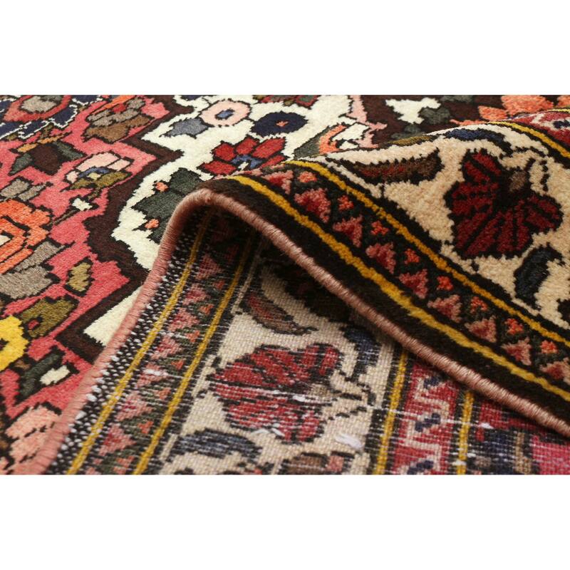 ECARPETGALLERY Hand-knotted Kayseri Vintage Red Wool Rug - 3'7 x 4'11