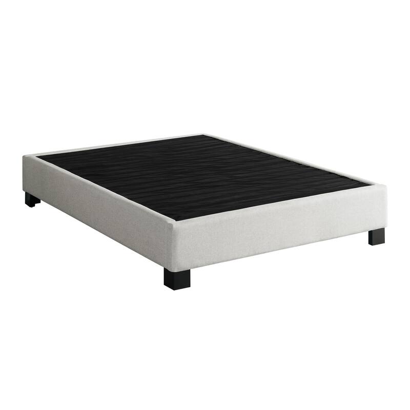 Bridgevine Home Modern Contempo Upholstered Bed Platform Base