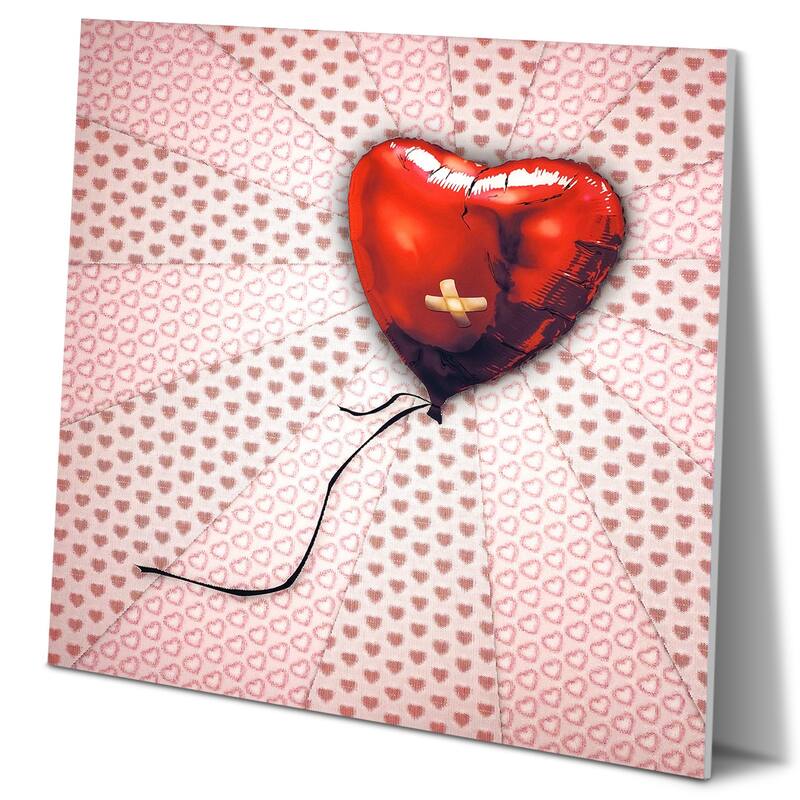 Matashi 5D Multi-Dimensional Wall Art - Custom Made Balloon Heart Wall Art Print