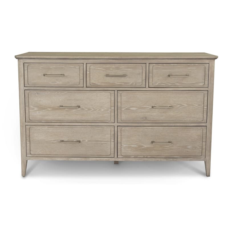 Cape May 7 Drawer Dresser Glazed Driftwood Finish