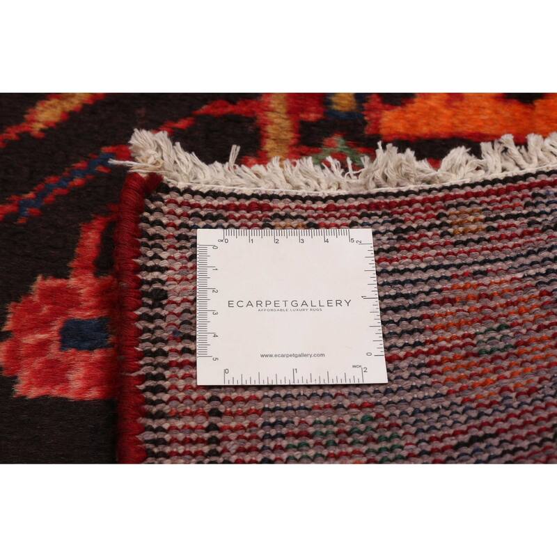 ECARPETGALLERY Hand-knotted Andelz Black Wool Rug - 3'4 x 10'2