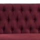 preview thumbnail 53 of 68, Arete Upholstered Tufted Settee Loveseat by Moser Bay Home