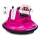 preview thumbnail 21 of 20, Kids Electric Ride On Bumper Car Toy with Remote Control Pink