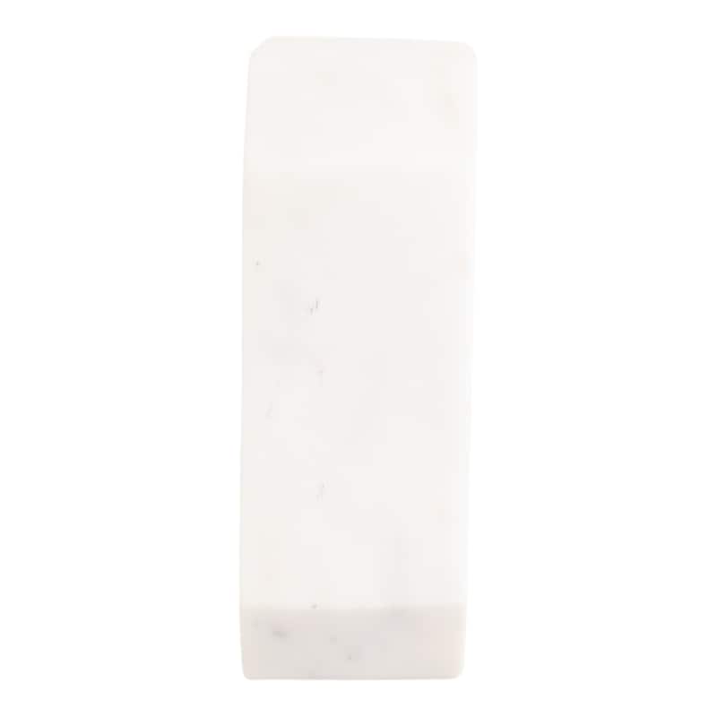 Modern Glam Marble & Stone Clock for Home Decor