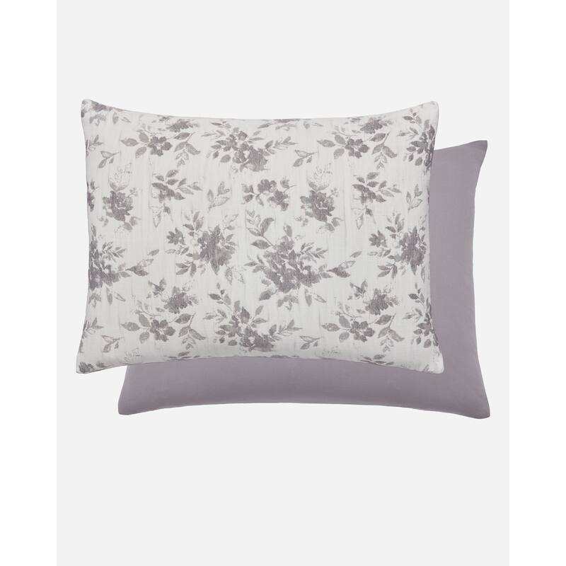 Splendid Layla Reversible Floral Jacquard 3-Piece Cotton Comforter Set