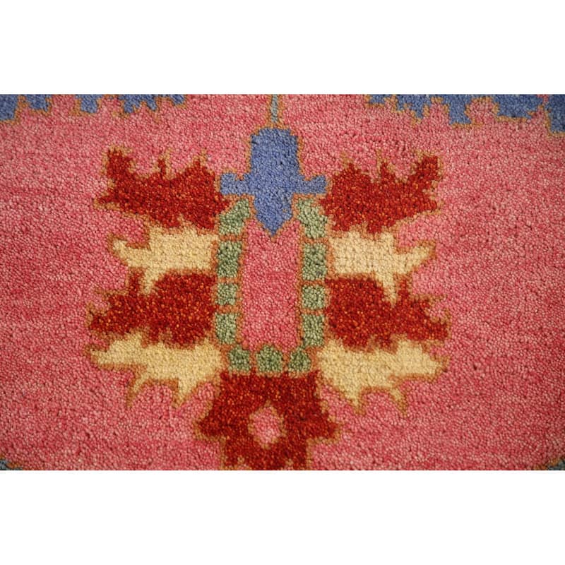 Transitional Floral Oushak Area Rug Handmade Wool Carpet - 8'11"x 11'11"