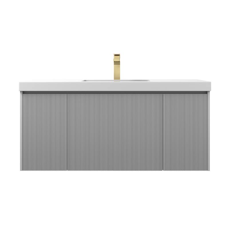 Floating Bathroom Vanity with Sink, Wall Mounted Vanity
