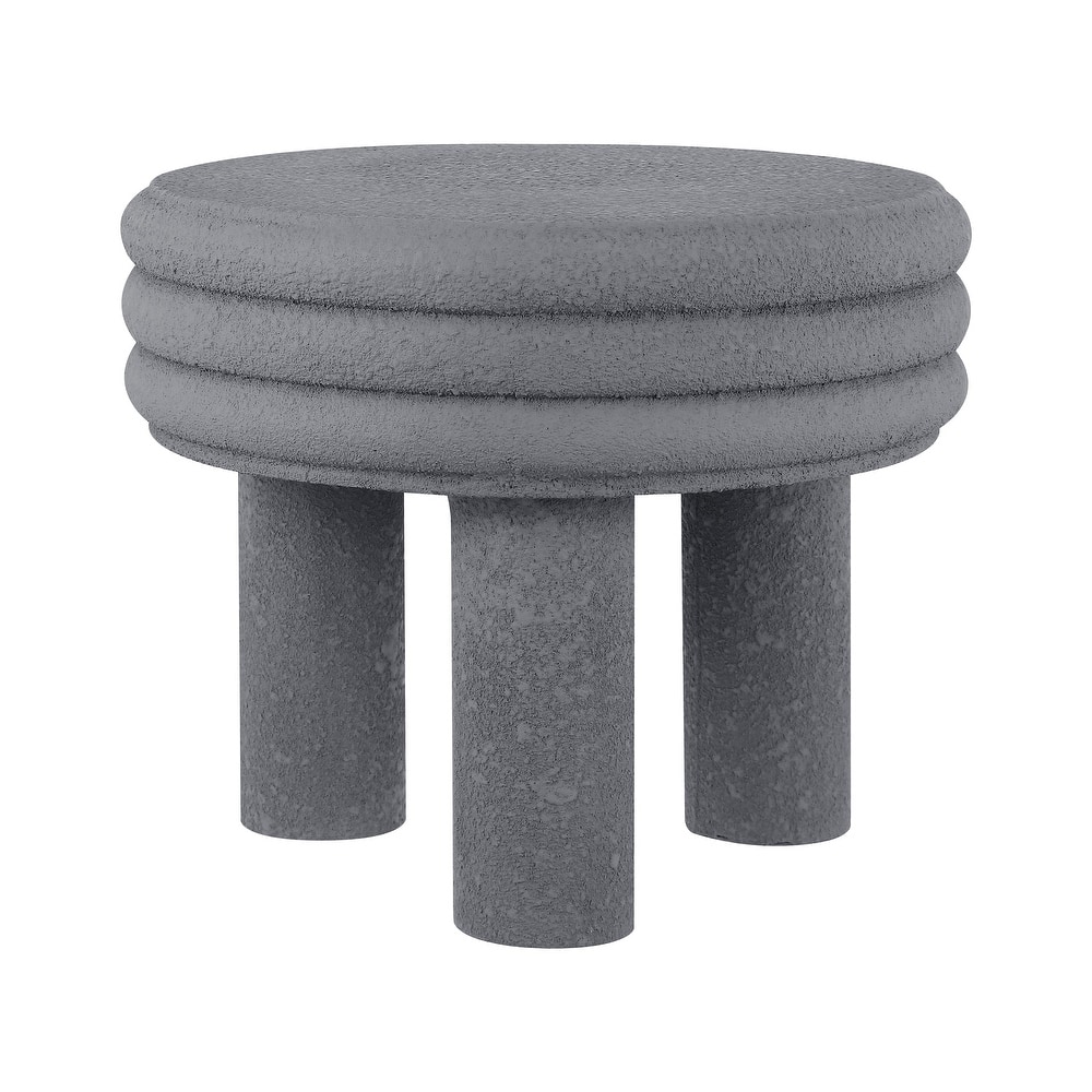 Evans 13.5" Contemporary Minimalist Curvy Low Accent Table , by JONATHAN Y