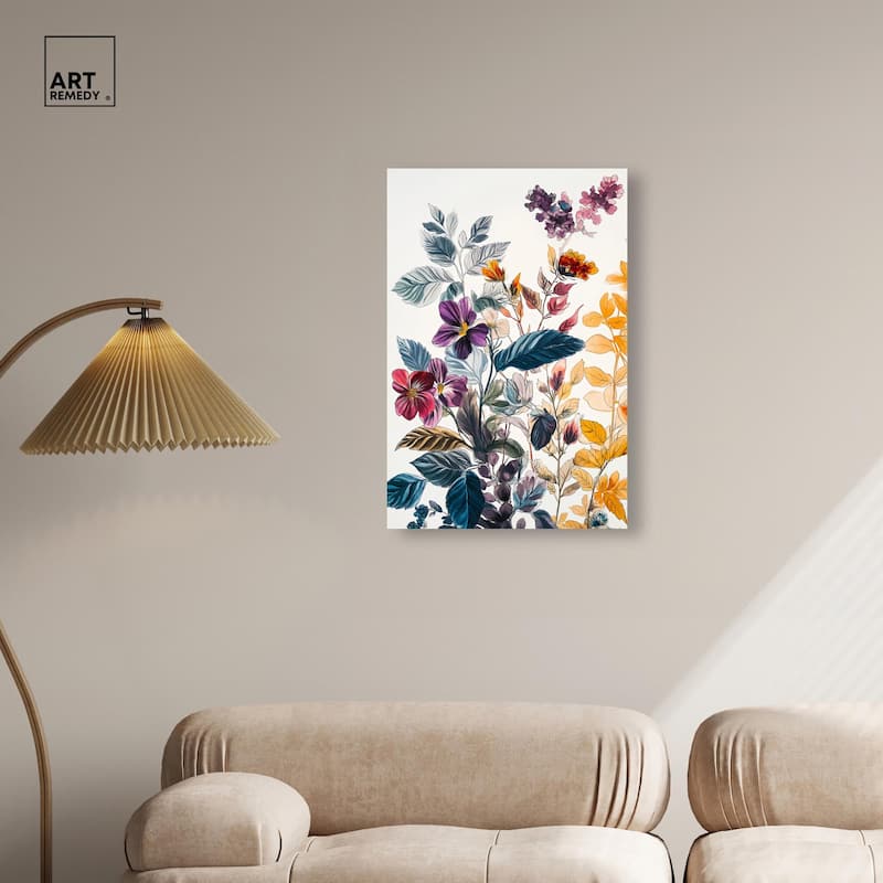 Iris Indigo I Canvas by Art Remedy, Gallery Wrapped