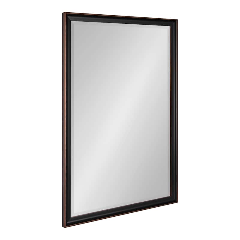 Kate and Laurel Havana Framed Beveled Wall Mirror