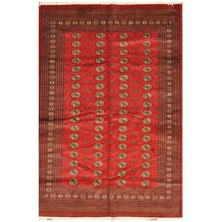 HERAT ORIENTAL 6' x 9' Handmade Traditional Bokhara Wool Rug - 6' x 9'