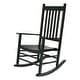 preview thumbnail 29 of 65, Porch & Den Steeplechase Genuine Hardwood Rocking Chair Dark Green