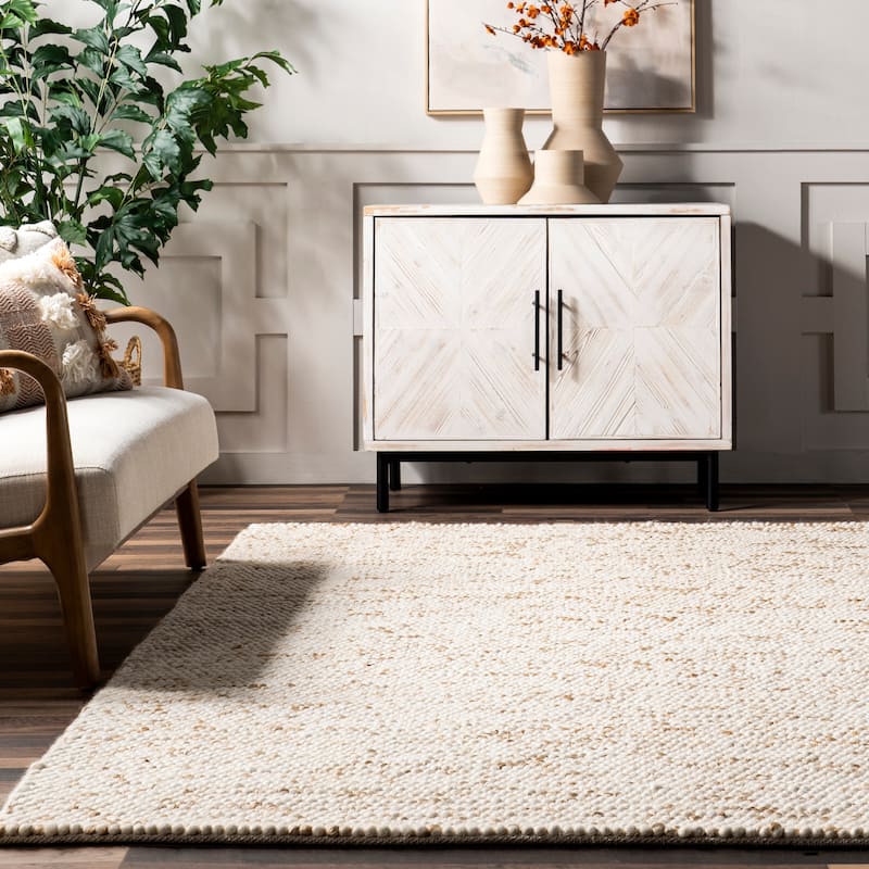 Nuloom Deeanna Casual Textured Wool Area Rug
